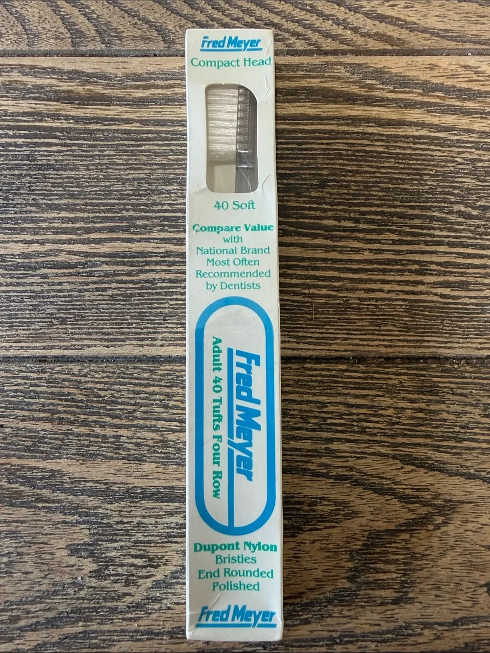Vintage Fred Meyer Adult Soft Toothbrush in Factory Sealed Package